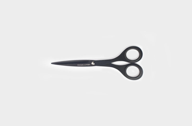 Black japanese steel scissors