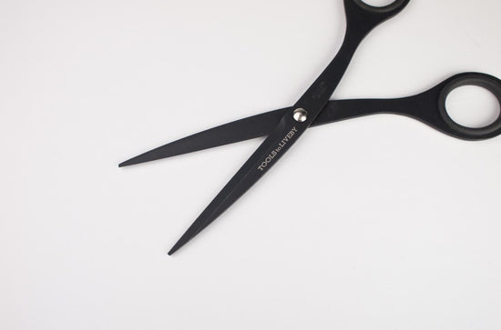 Black japanese steel scissors