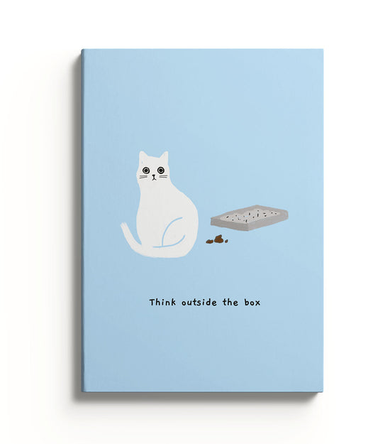 Outside The Box Cat Notebook