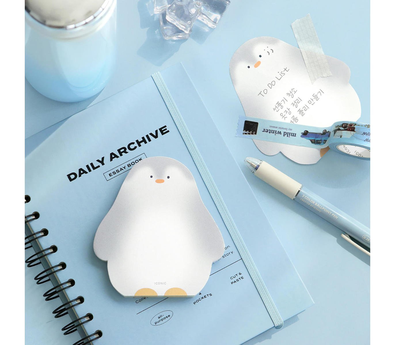 Penguin sticky note