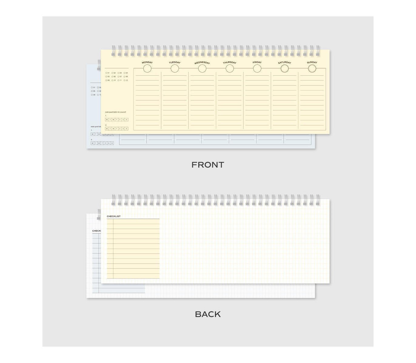 Flow Weekly Planner (undated / 12 mth)