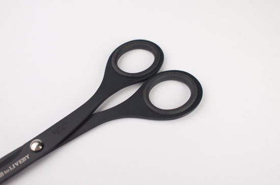 Black japanese steel scissors