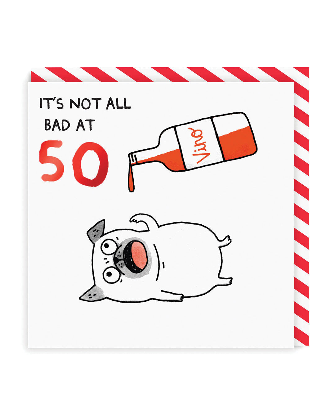  It's Not All Bad 50th Birthday Card