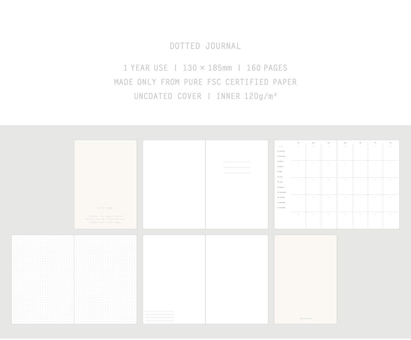 Essential Note Dotted Journal / Planner