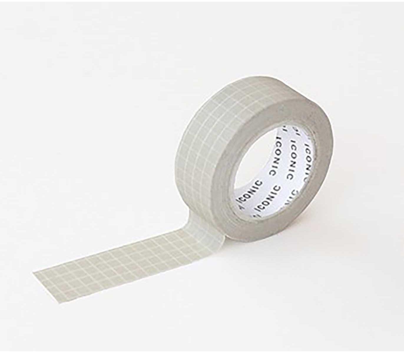 Grid Washi Tape Almond Beige