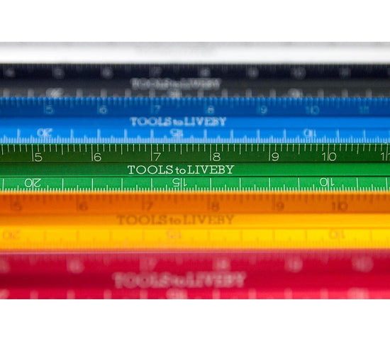 Metallic ruler