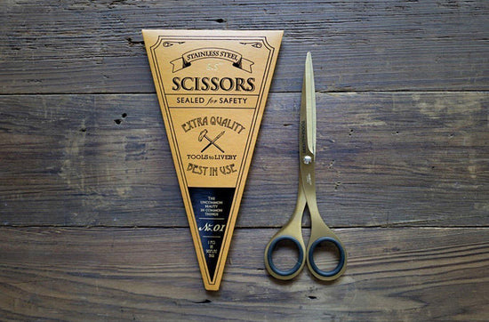 Golden Japanese Steel Scissors