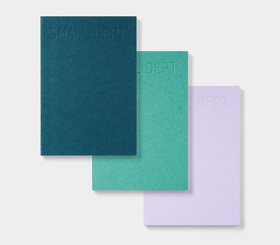 Small Dept Weekly Planner Blue Green