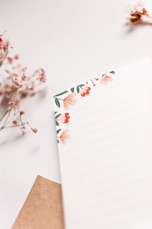 Floral Lined To-Do List, 70 sheets