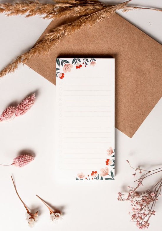 Floral Lined To-Do List, 70 sheets